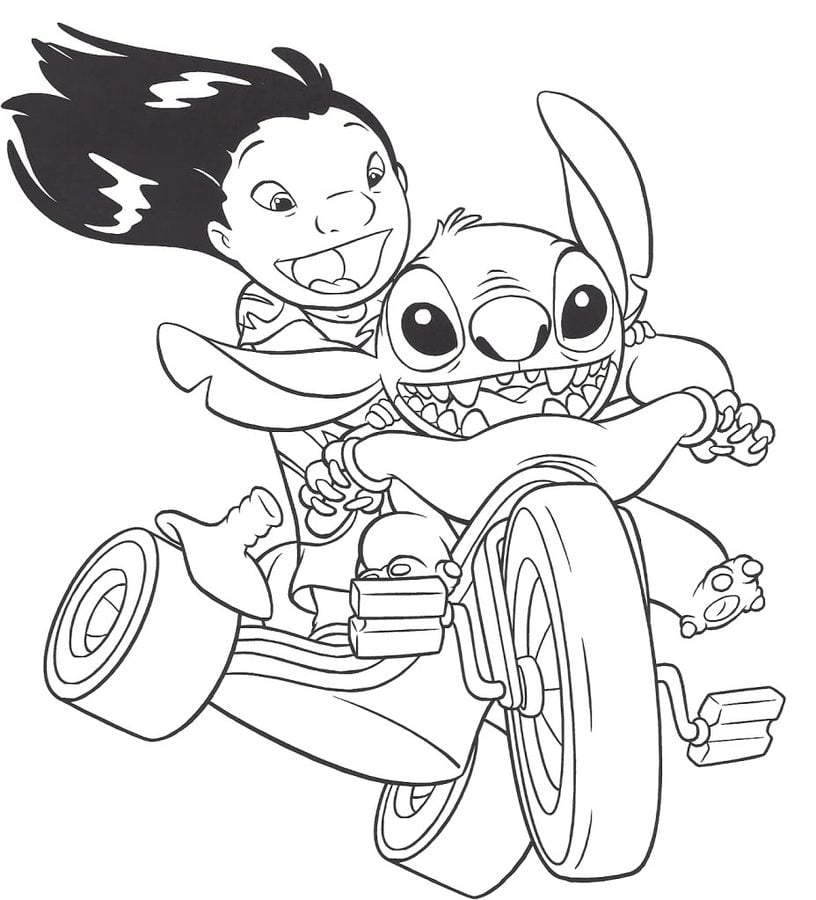 Stich kolorowanki